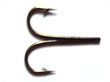 Back To Back Blind Eye Bronze Hooks. Very Rare. Made 1954.